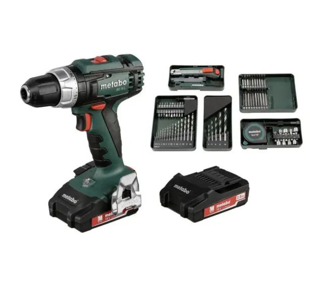 Δραπανοκατσάβιδο Μπαταρίας METABO - BS 18 L Set 2 Ταχυτήτων 18V 2
