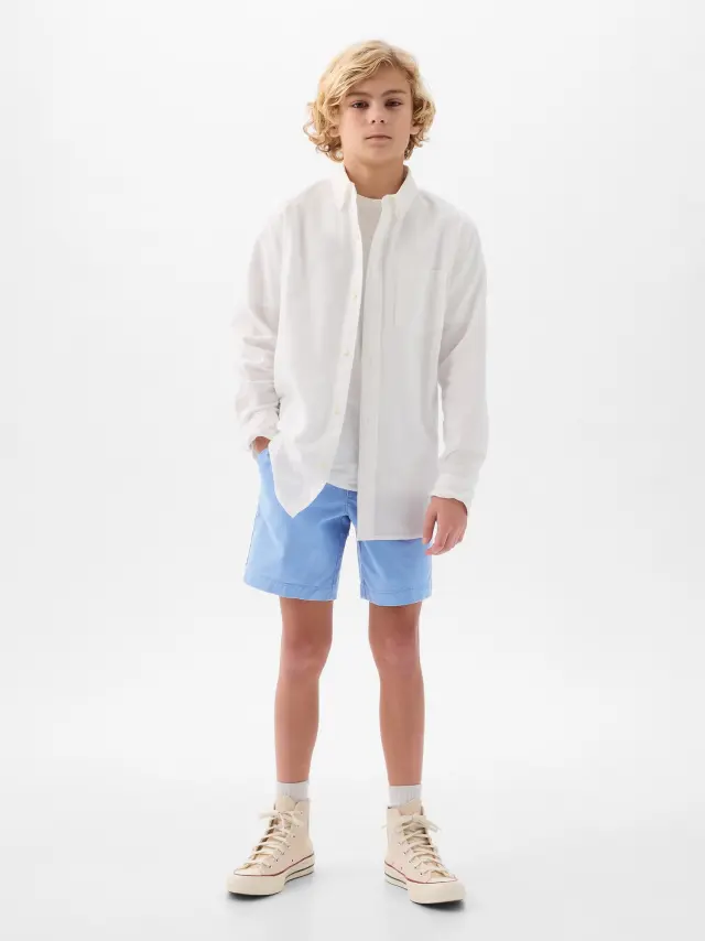 Παιδικό Twill Easy Σορτς cabana blue - M
