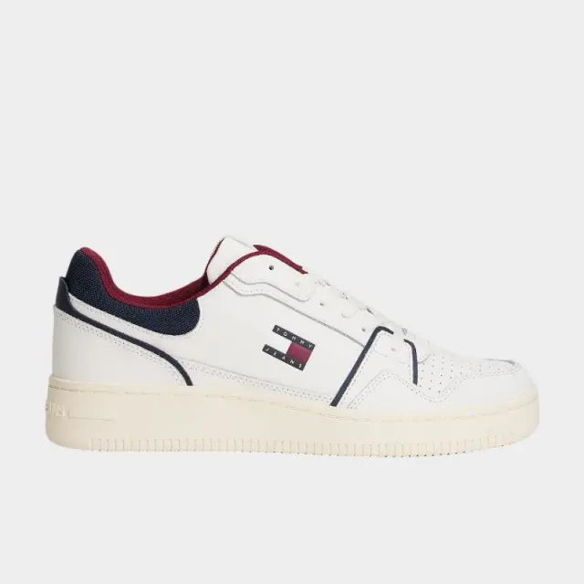 Tommy Hilfiger - Ανδρικά Sneakers Th Retro Basket EM0EM01612-0GZ Εκρού - 46