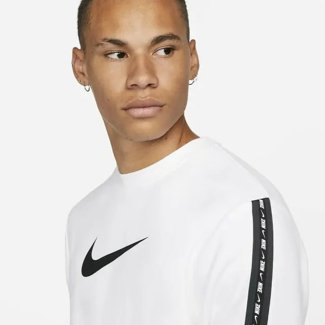 Nike Nsw Repeat Fleece Crew (DM4679-100) - Λευκό - XXL 3