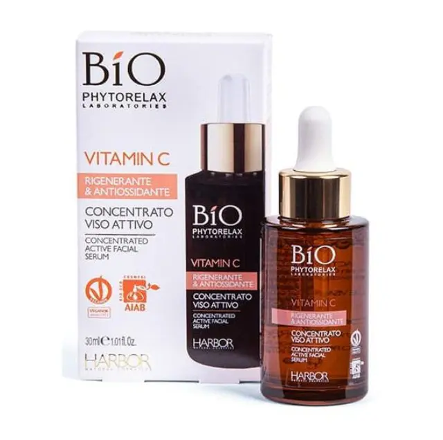 Phytorelax Bio Regenerating & Antioxidant Concentrated Face Serum with Vitamin C Αναζωογονητικός και Αντιοξειδωτικός Ορός Προσώπου με Βιταμίνη C, 30ml