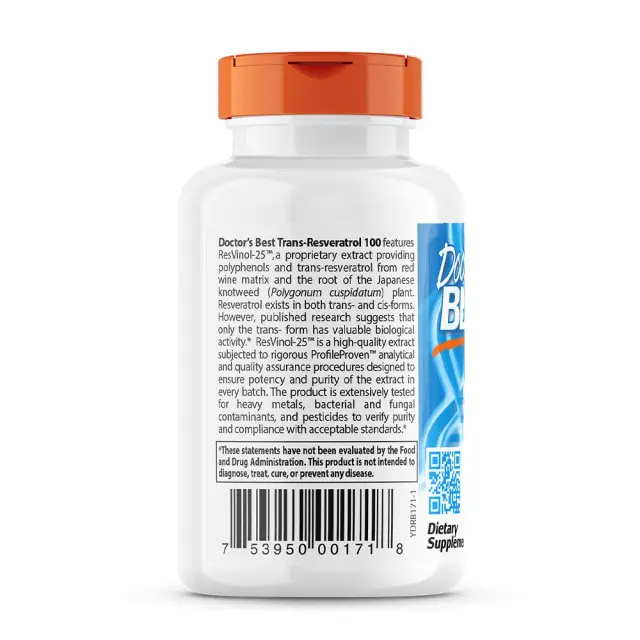 Doctor's Best Trans-Resveratrol 100 mg 3
