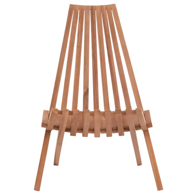 ΠΟΛΥΘΡΟΝΑ LOUNGE ΠΤΥΣΣΟΜΕΝΗ FB918112 ΞΥΛΟ TEAK--ΦΥΣΙΚΟ 61x88.5x89Υεκ. 3