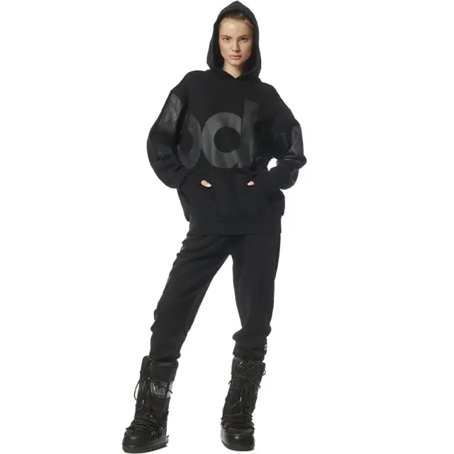 Body Action Loose Fit Sweatpants (021346-01-Black) - Μαύρο 3