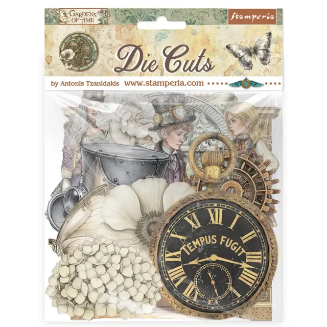 Die Cuts Stamperia, Gardens of Time