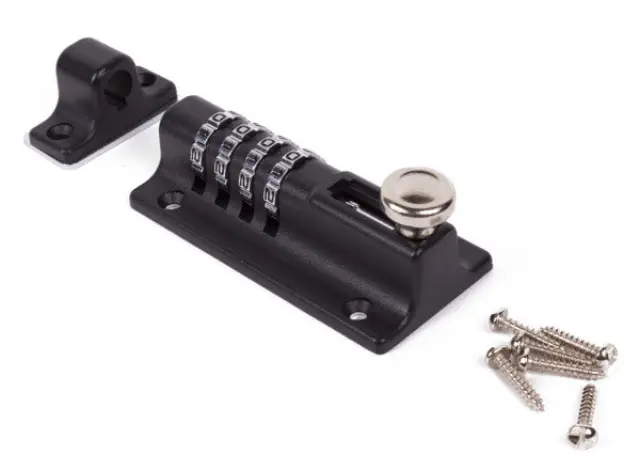 Door slide 5" 120 mm with combination lock