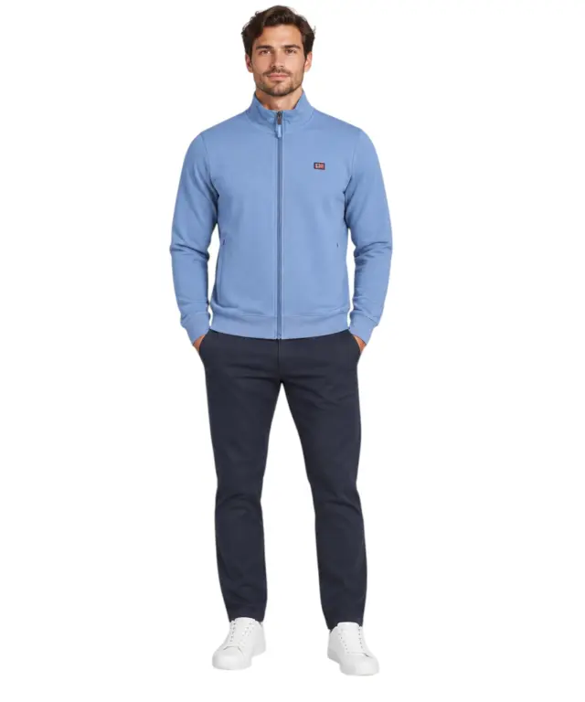 Norway Nautical School - Ανδρική Ζακέτα Φούτερ 862743-DENIM Μπλε 2