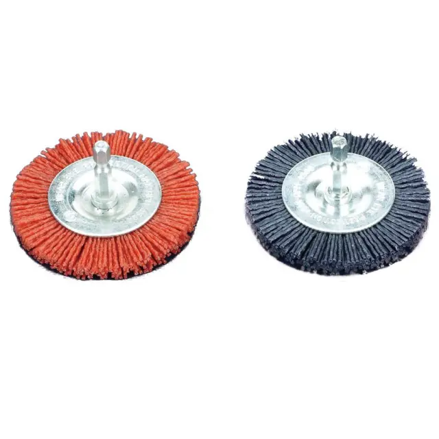 Βούρτσα Νάιλον Στρογγυλή Με Αξονάκι TOKEN TOOLING 50mm