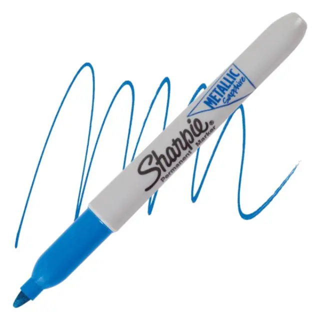 Μαρκαδόρος Sharpie Fine Permanent 0.9mm - Metallic Sapphire
