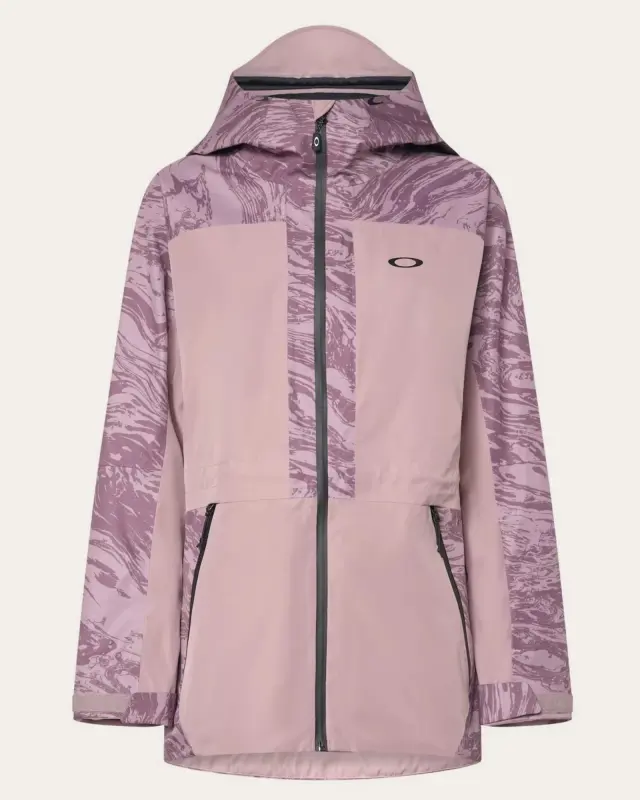 Oakley Juno Shell Γυναικείο Μπουφάν Σκι Purple Mountain Print - XXL