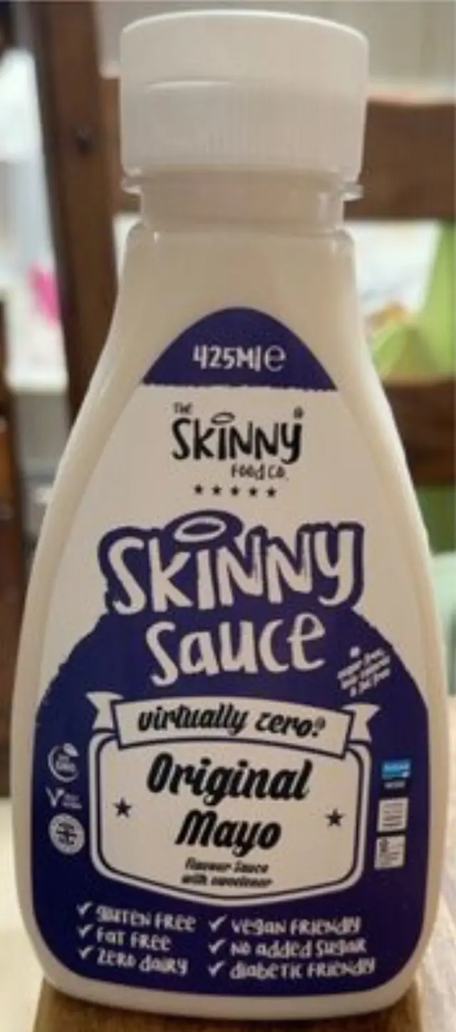 Mayonnaise Sauce Virtually Zero Calorie 425ml The Skinny Food Co
