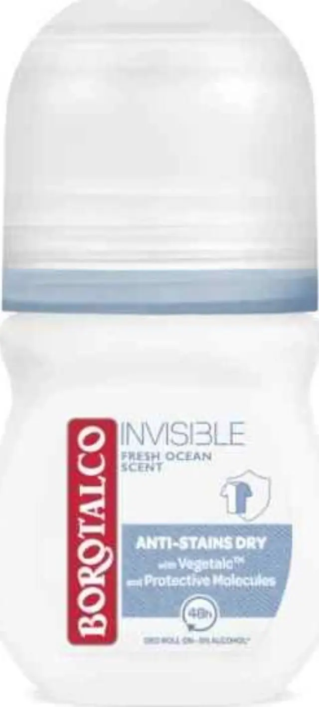 Borotalco Invisible Fresh Deo Roll-On Αποσμητικό Σώματος 50ml