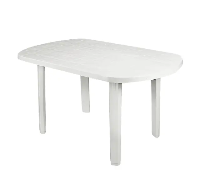 Τραπέζι SORRENTO PP Άσπρο 140x80x72cm οβάλ