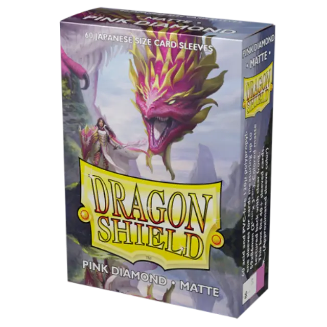 Dragon Shield Japanese Matte Sleeves - Pink Diamond Cornelia (60 Sleeves)