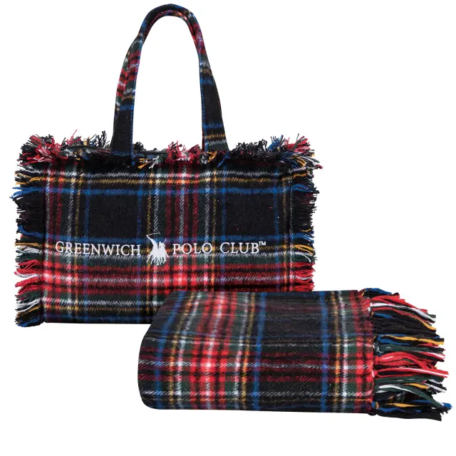 GREENWICH POLO CLUB ΡΙΧΤΑΡΙ 130X170 ΜΕ ΤΣΑΝΤΑ ΜΕΓΑΛΗ ESSENTIAL 2535 BLUE