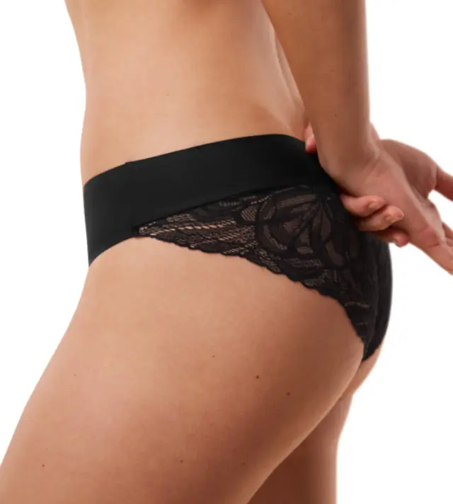 Triumph Body Make-Up Illusion Lace Highleg Tai γυναικείο σλιπάκι 10219711-0004 - 36 2