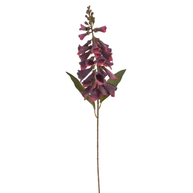 Τεχνητό λουλούδι Foxglove, 78cm, μπορντό