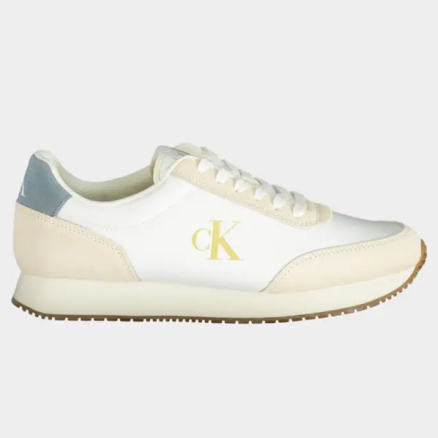 Calvin Klein - Ανδρικά Sneakers Retro Runner Iconic Snk YM0YM01119-0LD Λευκό - 45
