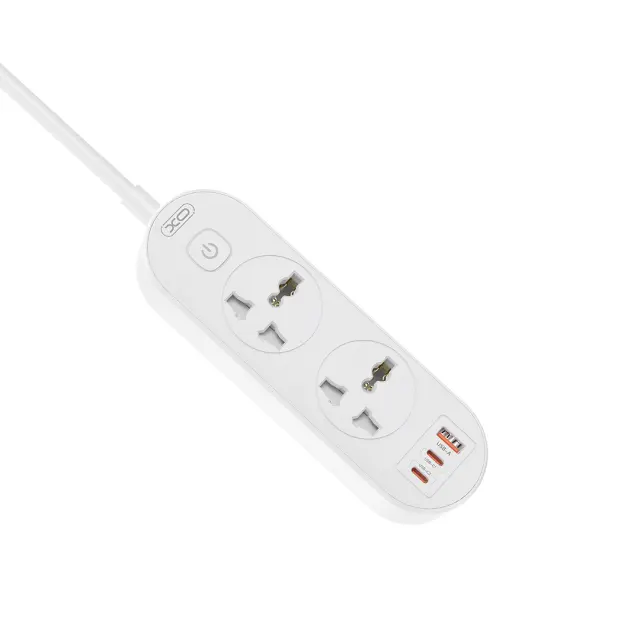 XO WL31 (EU) 30W 2AC + 1USB-A + 2USB-C με Διακόπτη 16.006.0355 2