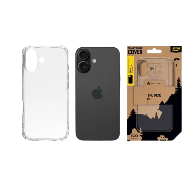 Tactical TPU Plyo Cover for Apple iPhone 17 Transparent 3