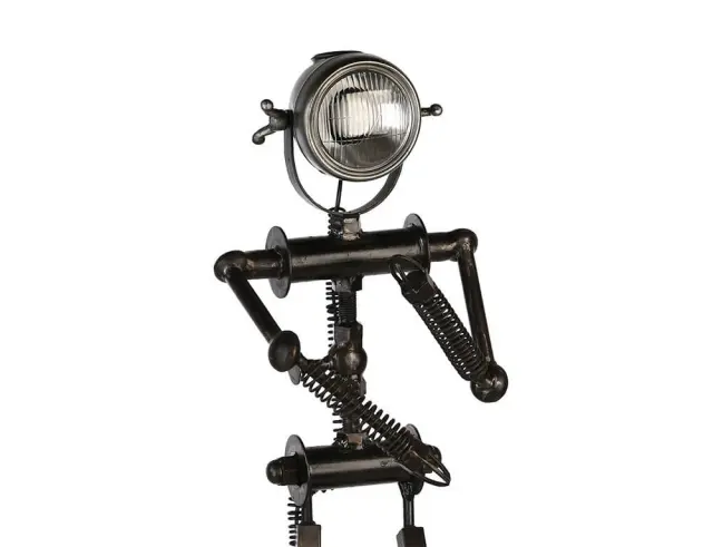 Επιδαπέδιο μεταλλικό φωτιστικό Robot (84050) με λαμπτήρα Ε27 και διαστάσεις 32x20x82cm 84050