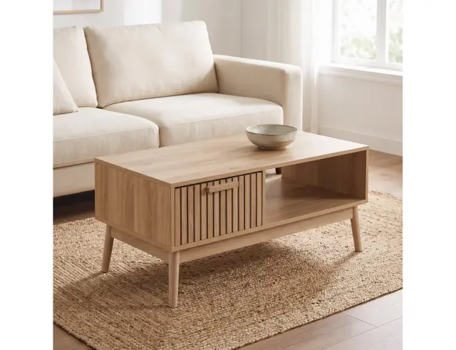 Τραπεζάκι Σαλονιού Klaus Home Deco Factory με διαστάσεις 100x50x43cm HD0089