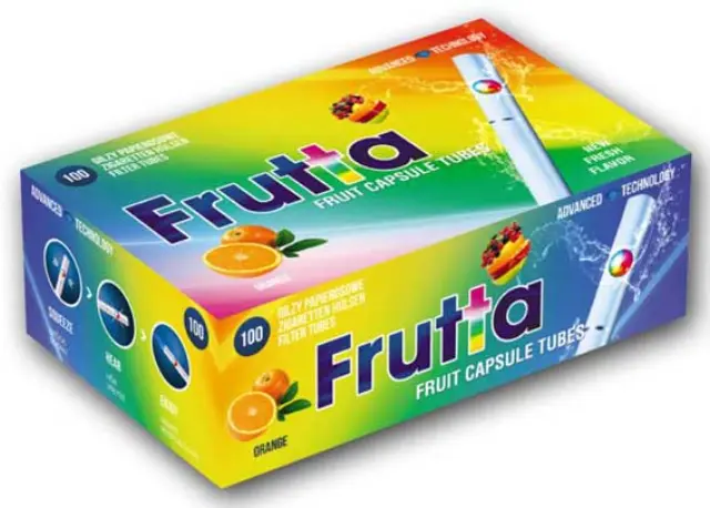 Frutta Άδεια Τσιγάρα Click Tubes Πορτοκάλι - 100τεμ.