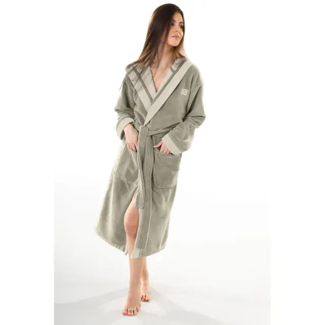 Μπουρνούζι Guy Laroche Monogram Khaki Xx.Large 3