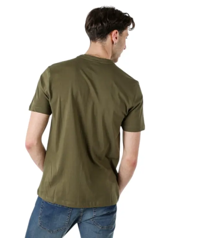 Baci & Abbracci - Ανδρικό T-shirt Crew Neck with Logo BAM3381-MILITA Χακί 3