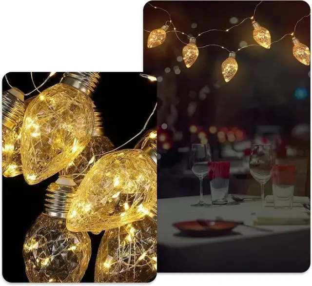 Χριστουγεννιάτικα φώτα LED - Candle - 10/6cm - 272388 - Warm White 2
