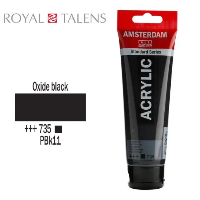 Ακρυλικό Talens Amsterdam 120ml 735 Oxide Black