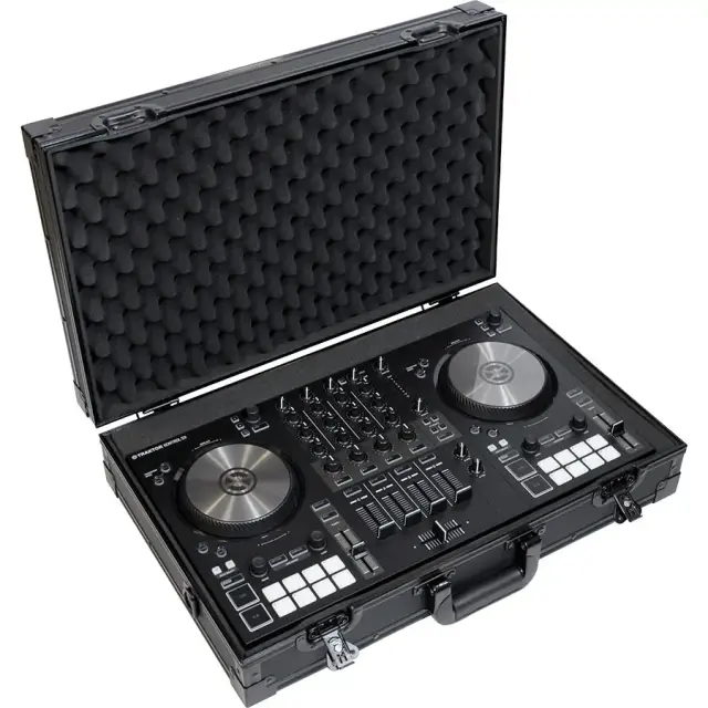 WALKASSE W-CONTROL-MB Flight case Pick n Pluck foam DDJ-REV1, S4MK3/S3, IMPULSE500.., Black.