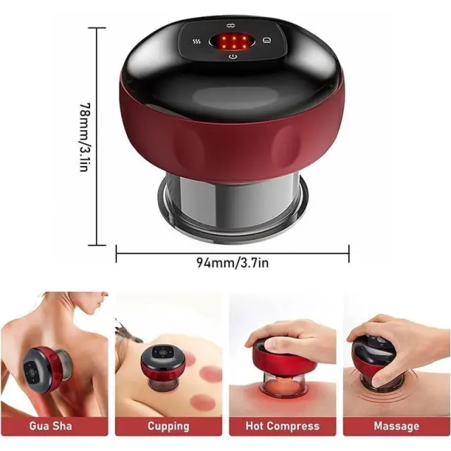 Συσκευή μασάζ - Intelligent Breathing Electric Cupping Massage Z692027 3