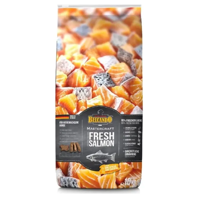 Belcando Mastercraft Fresh Salmon Ξηρά Τροφή Χωρίς Σιτηρά για Ενήλικους Σκύλους με Σολομό 10kg