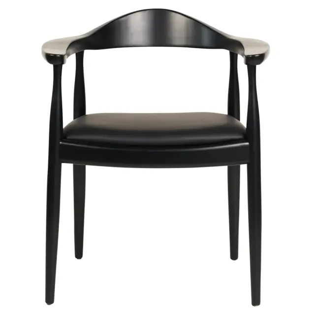 ΠΟΛΥΘΡΟΝΑ ΤΡΑΠΕΖΑΡΙΑΣ FB99948.02 RUBBERWOOD ΚΑΙ PU-ΜΑΥΡΟ 62x54x76,5Υεκ 3