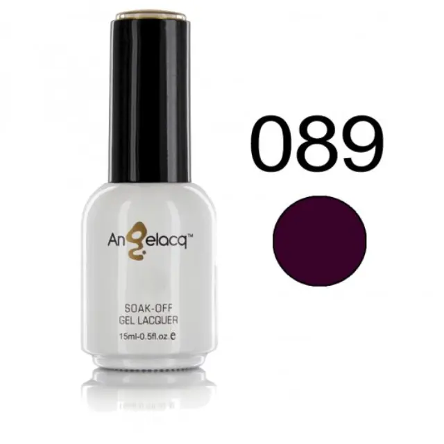 Ημιμόνιμο επαγγελματικό βερνίκι ANGELACQ 15ML - 0.5FL.OZ 089 Divine Wine