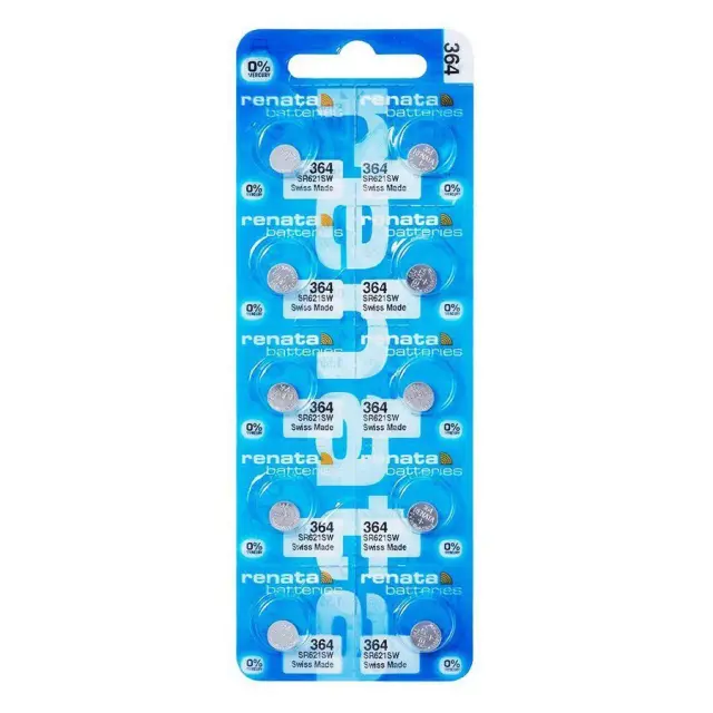 RENATA 364 Silver μπαταρίες ρολογιών 1.55V 10 τμχ