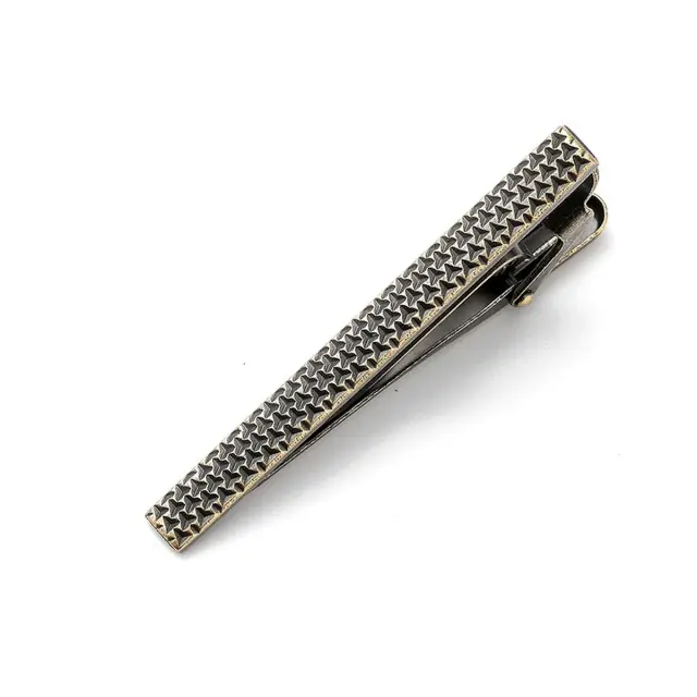 Ασημί Κλιπ Γραβάτας 5 cm – LGD-TC/ANTIQUE/34