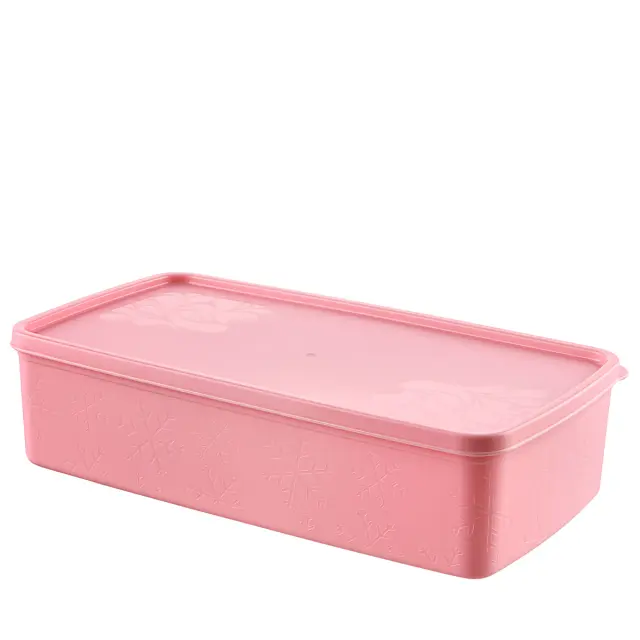 Φαγητοδοχείο Κατάψυξης Ορθογώνιο 1800ml 14x26x6.5cm Σε 4 Χρώματα 3