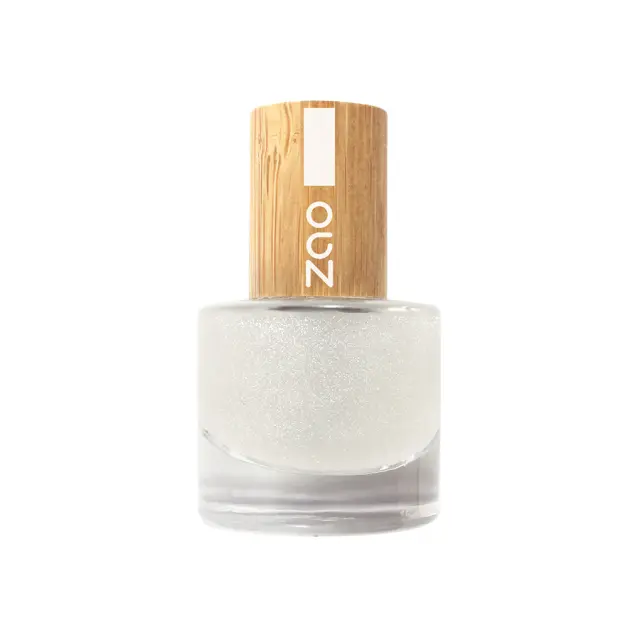 Zao Organic Glitter Top Coat – Γυαλιστικό top coat με glitter