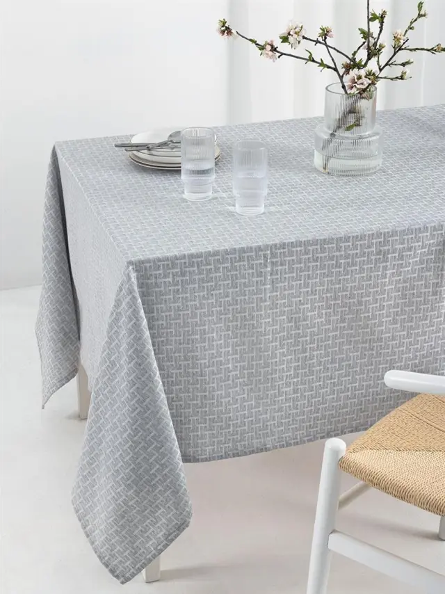Τραπεζομαντηλο Αλεκιαστο Formal Dinner MILLY 175x320 GREY