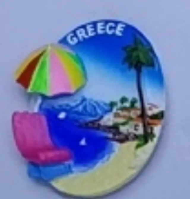 Tουριστικό μαγνητάκι Souvenir - Σετ 12pcs - Resin Magnet - Greece - 678023 2