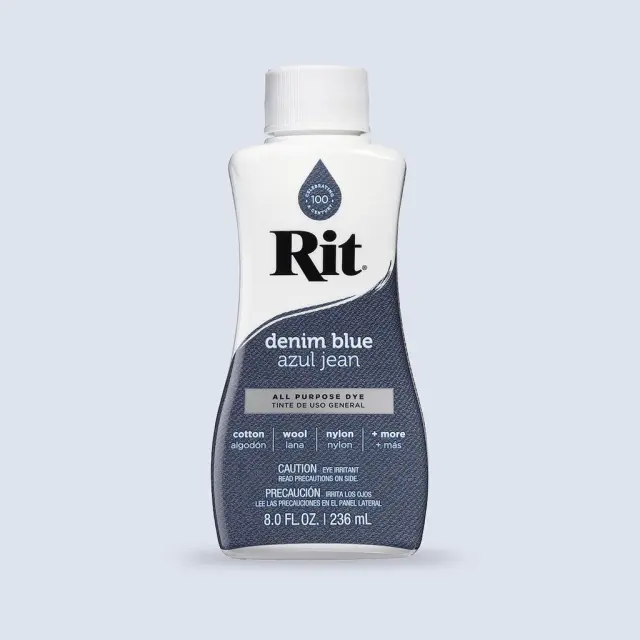 RIT DYE Liquid All-Purpose Βαφή Υφασμάτων – Denim Blue 236ml 2