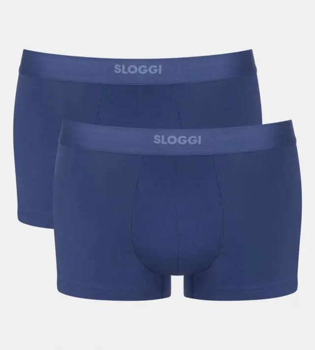 Sloggi Men Μπόξερ Ever Ease Hipster Μπλε 2-Pack 2