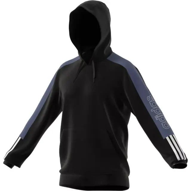 Adidas - Essentials Ανδρικό Φούτερ με Κουκούλα και Τσέπες GK9626 Μαύρο 2