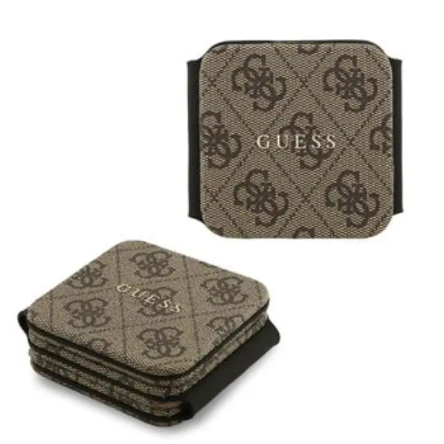 Guess PU 4G MagSafe Wireless Charger 3v1 Brown