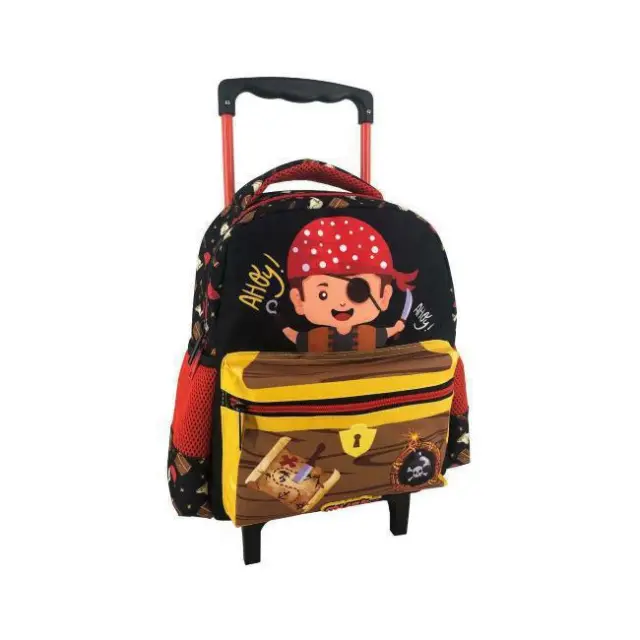 Must Σχολική Τσάντα Τρόλεϊ Νηπίου Pirate Soft 3D 2 θήκες (000584645)