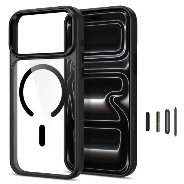 Tech-protect Magmat Magsafe Cc Iphone 17 Pro / 18 Pro Black/clear 3