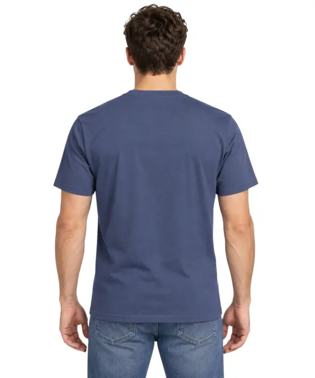 Converse - Ανδρικό T-Shirt Standard Fit CVM6T547-410 Μπλε - S 3