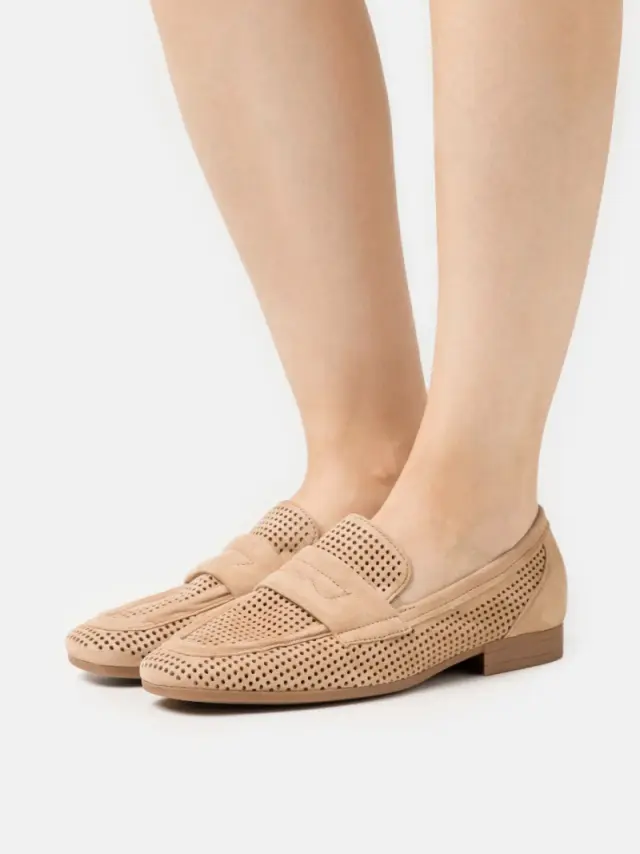 Gabor Μοκασίνια-Loafers Γυναικείο δέρμα Nubuck Μπεζ GAB/22424 34-CARAMEL 2